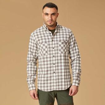 Camicia da caccia e outdoor, unisex a manica lunga in tessuto mistolana Getzner antivento e traspirante.