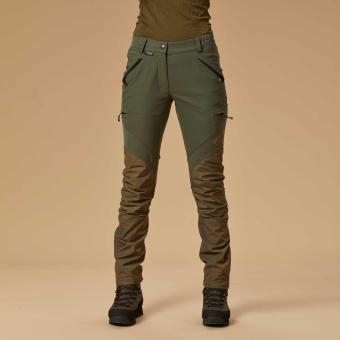 Pantaloni da caccia da donna Diotto, performanti ed ergonomici con protezioni in Kevlar e tessuto Getzner