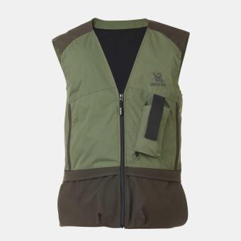 Gilet da caccia in tessuto Cordura WR Diotto con rinforzi in Cordura, taschino porta Gps e due ampie tasche in vita antispino