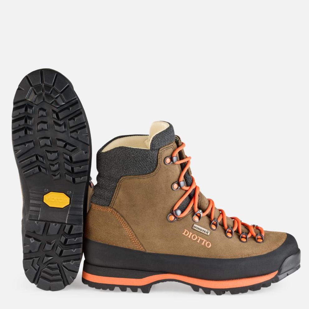 Scarponi da caccia e trekking alta visibilità con suola Vibram Diotto